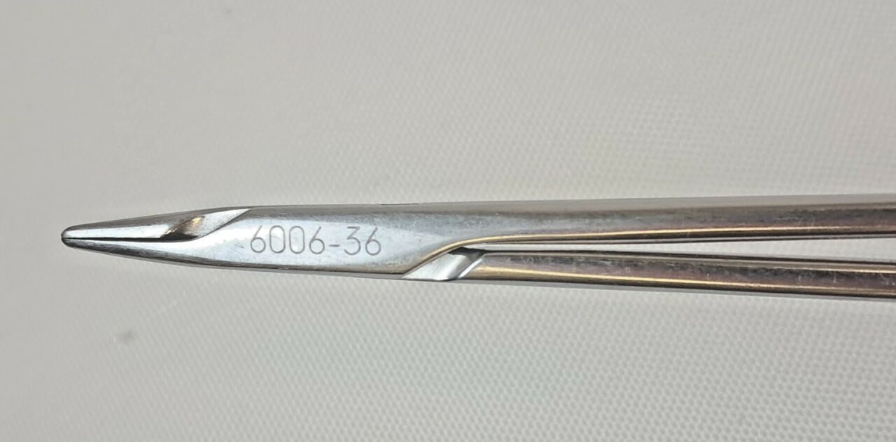SCANLAN 6006-36 Micro Needle Holder Diamond Dust Jaws 8-3/4" — photo 4
