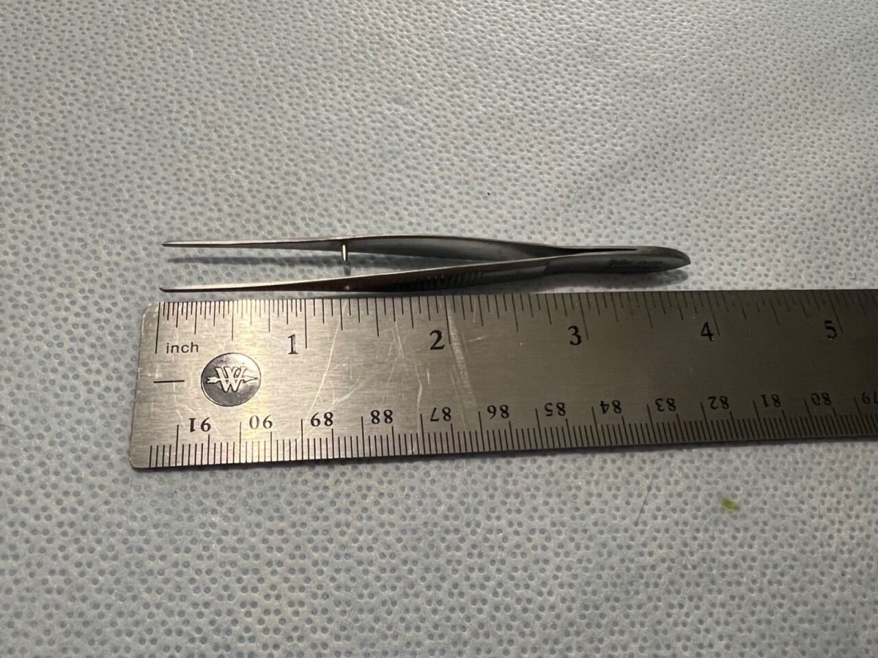 MILTEX 18-780 Ophthalmic Eye Dressing Forceps 0.8mm Serrated Tips X 4" Length — photo 4