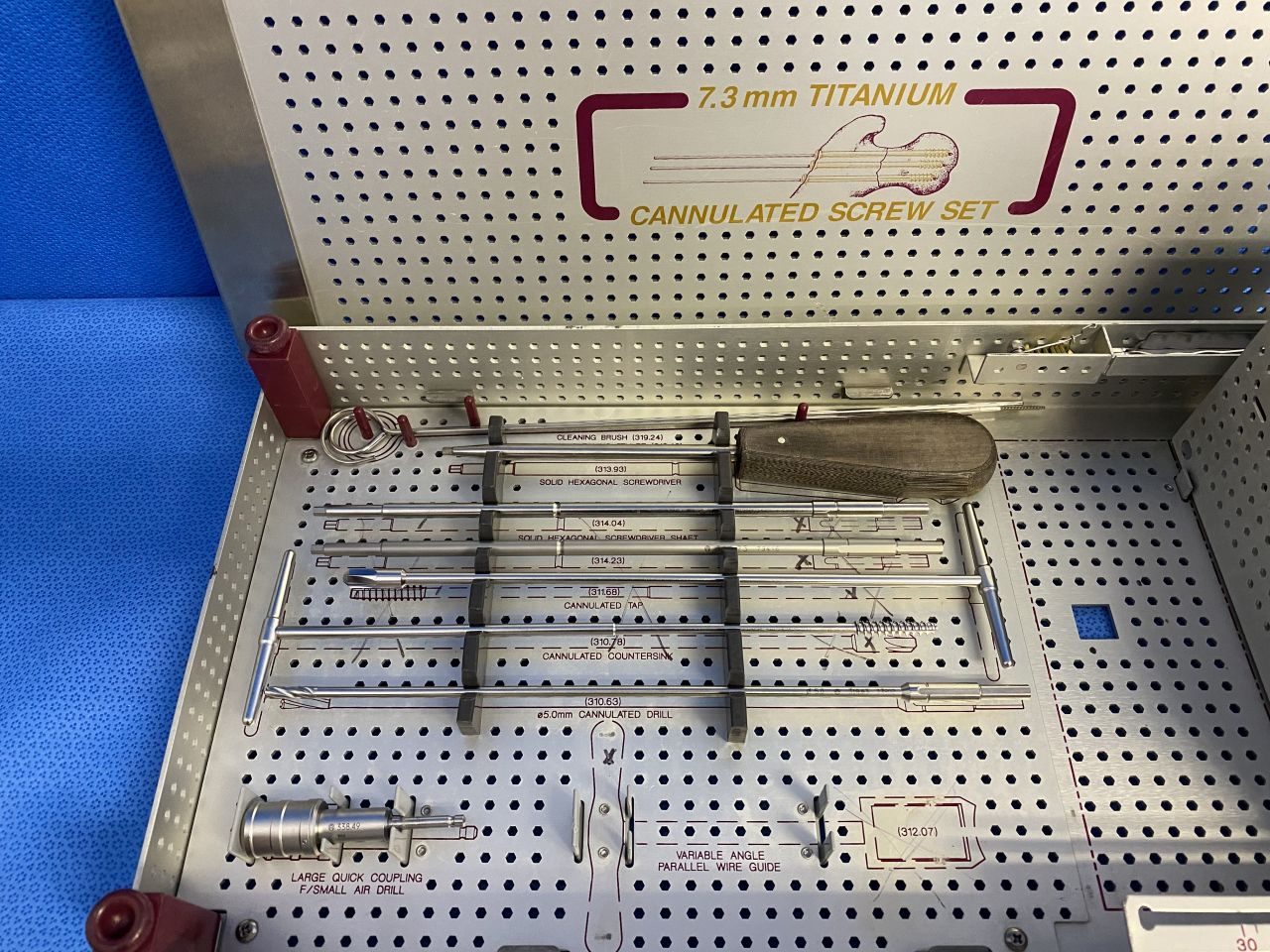 SYNTHES 7.3mm Cannulated Titanium Screw Set — photo 3