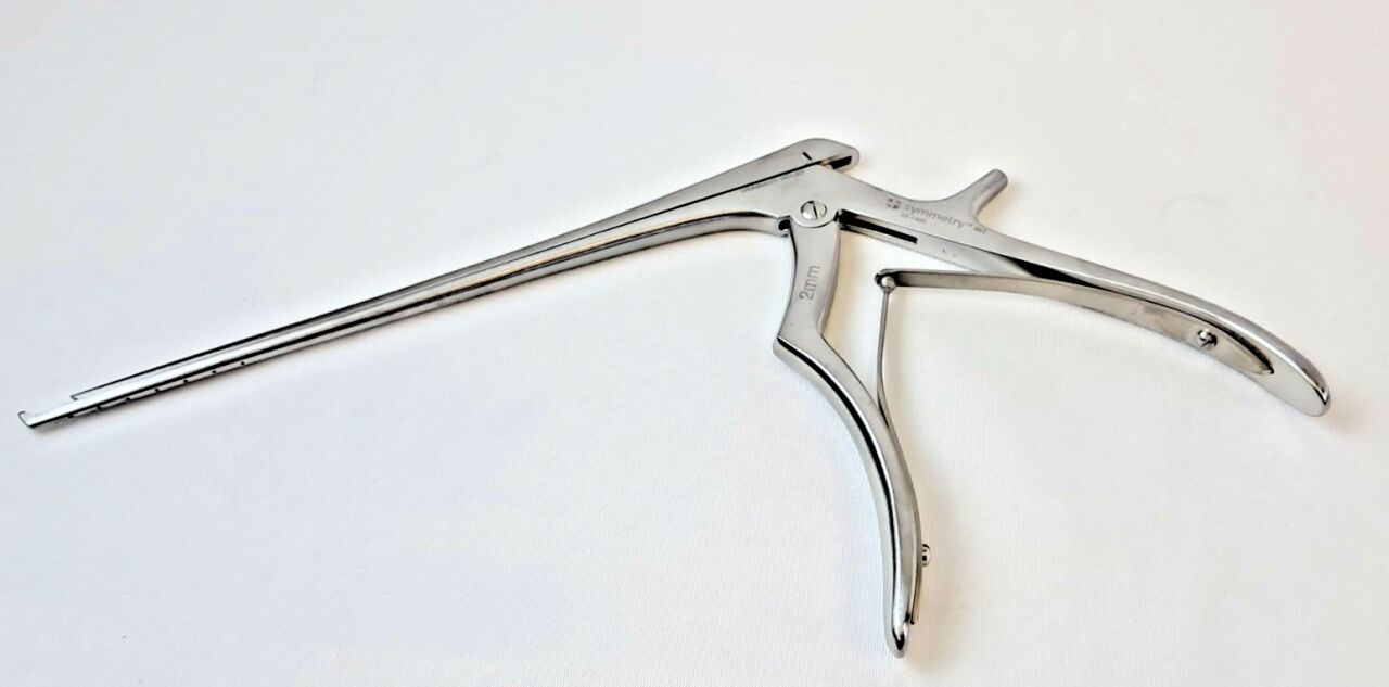 SYMMETRY Codman 53-1400 51400 Lumbar Kerrison Rongeur w/ Drain Holes 2mm Punch 40° Up 7" — photo 1