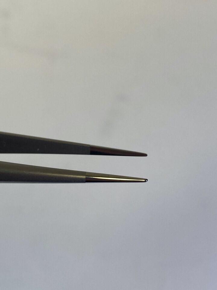 MICRINS B3014 Semkins Bipolar Forcep w/ Stop 14cm x 0.7mm Tip Plastic Surgery — photo 4