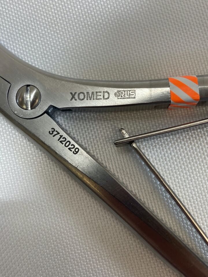 XOMED 3712029 Hajek-Kofler Antrum Punch Forceps 4mm x 45deg Up x 140mm WL ENT — photo 3