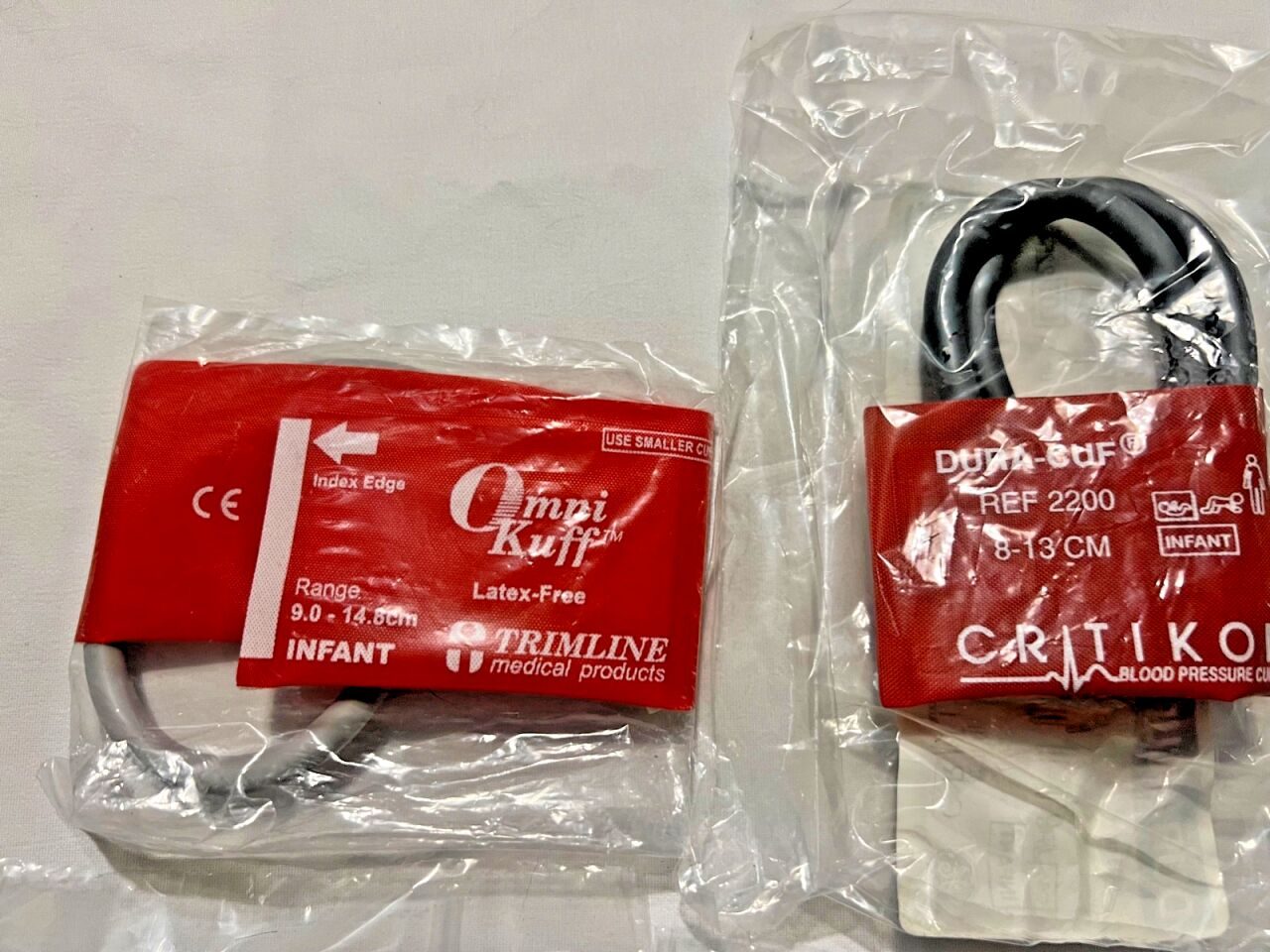 2200 2201 2202 2203 2204 Blood Pressure Cuffs Adult & Infant Sizes - Set of 6 — photo 2