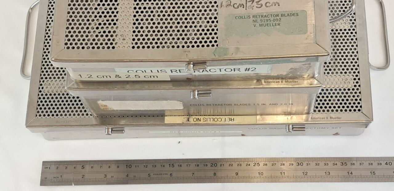 V. MUELLER Various Collis Laminectomy Retractor Blade Set - 84 pcs — photo 9