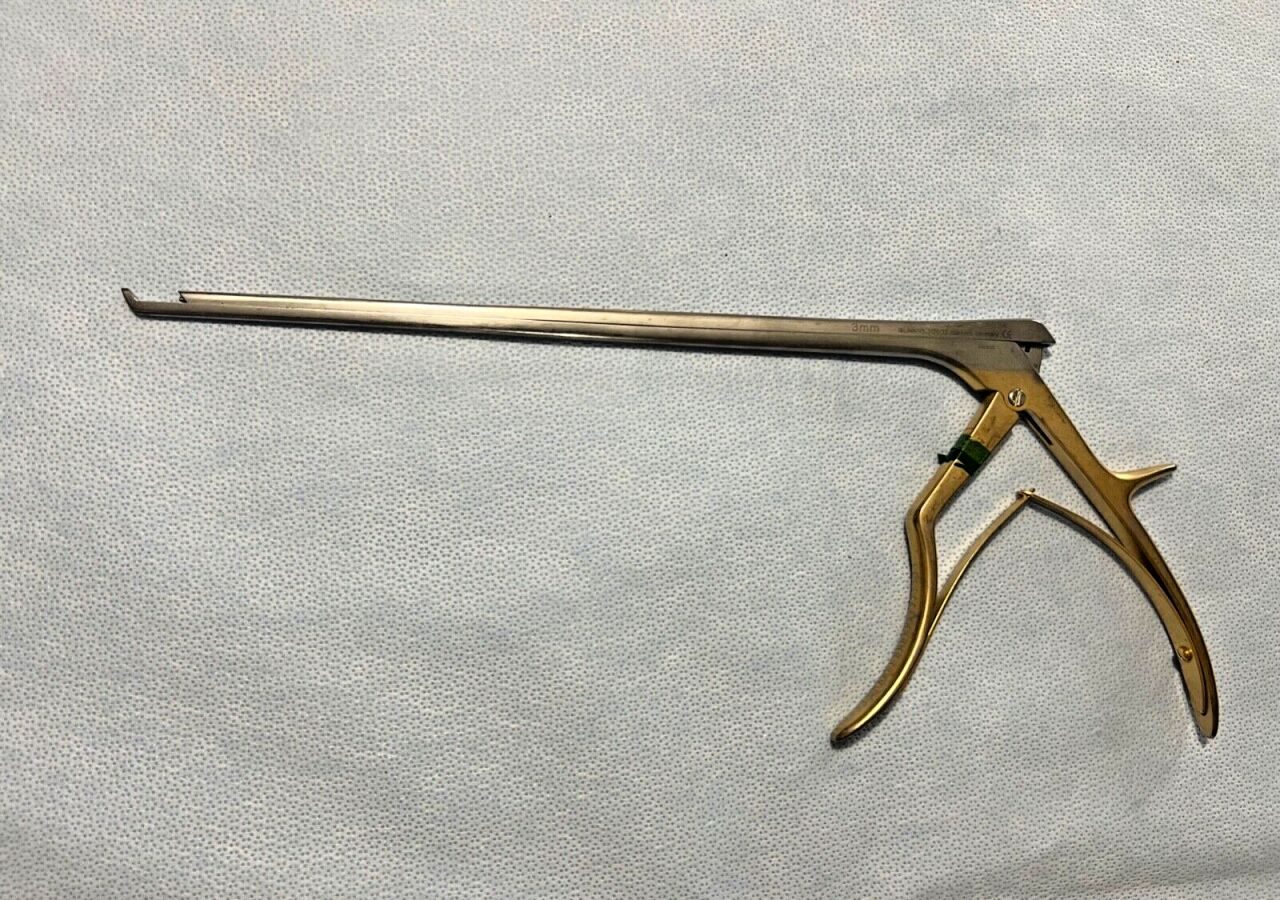 W. LINK 75-3129/32 Kerrison Rongeur 3mm X 50deg Bite X 12" Shaft Neurology Spine
