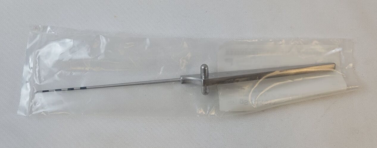 GSOURCE 30.1013 Hook Probe 3mm Blunt 5mm Grad Lines Triangular Handle 9-1/2"