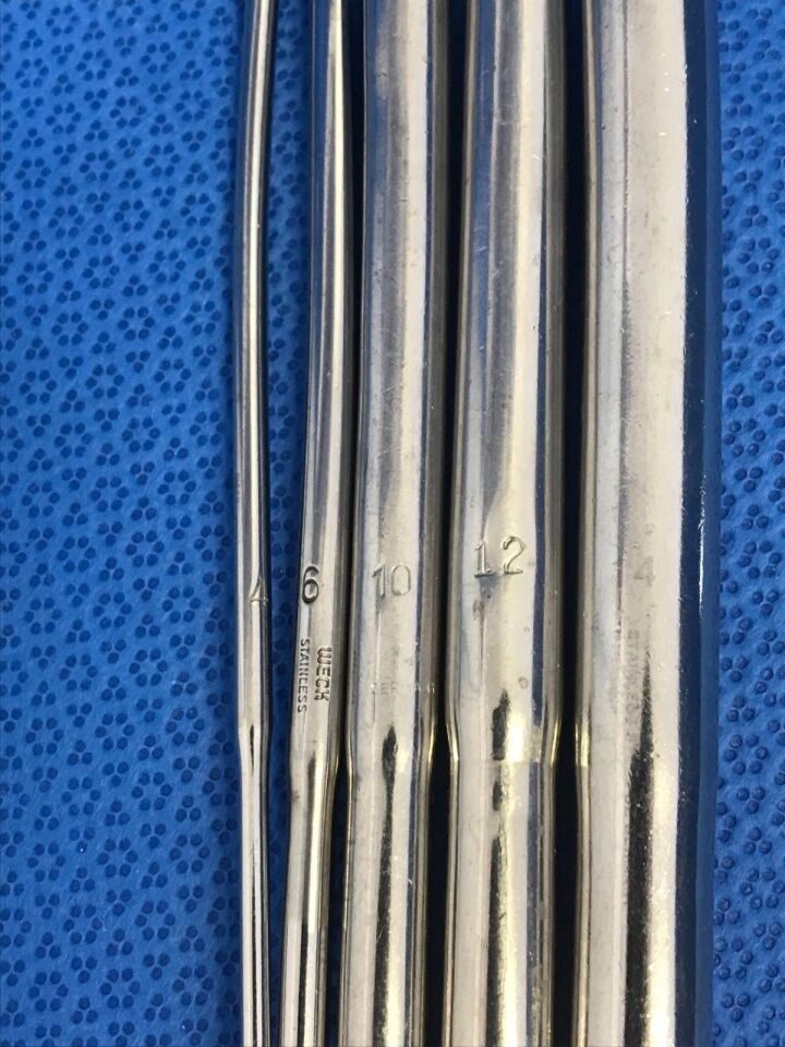 V. MUELLER Dual Ended Hegar Uterine Dilators 141312111096543 Set of 5 Dual Ended Hegar Uterine Dilators OBGYN — photo 6
