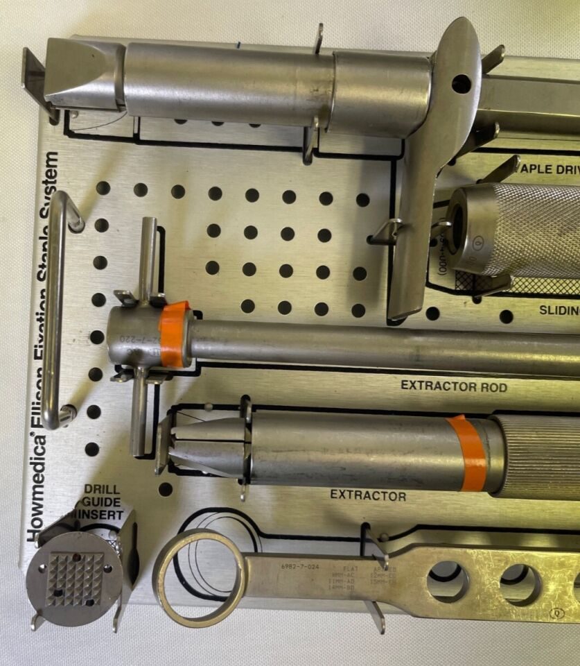 HOWMEDICA Various Ellison Fixation Instrument System w/ Sterilization Case — photo 2