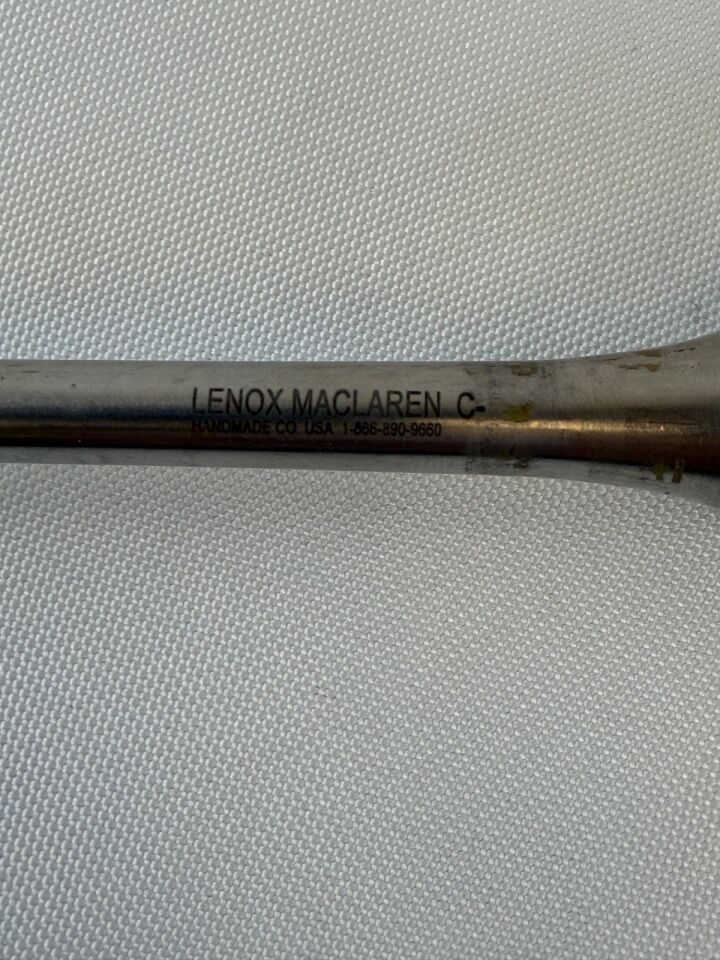 WALLIE HEINIG Lenox Maclaren Size 4 Straight Curette 9mm x 14mm Cup 15" — photo 4
