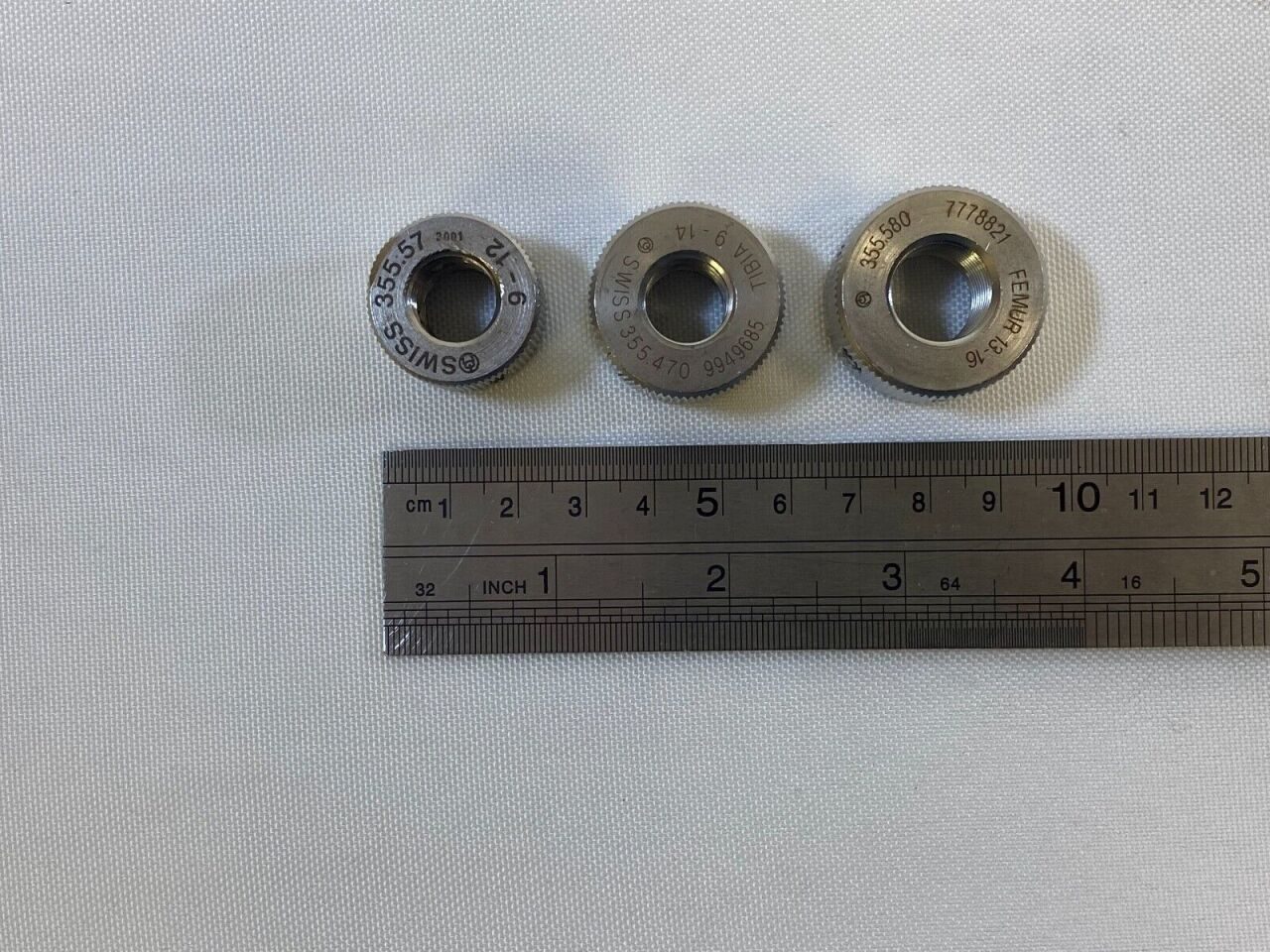 SYNTHES  Set of 3 Threaded Femur Nut for Size 9-16 Femur & Tibia Conical Bolts — photo 6