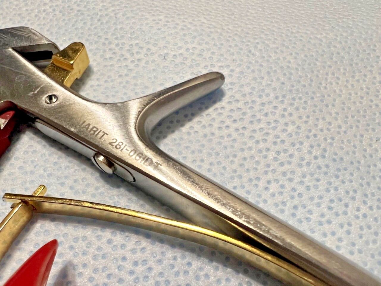 JARIT 281-061DT Detach Cervical Kerrison Rongeur 3mm X 40deg UpBite X 8" Neuro — photo 6