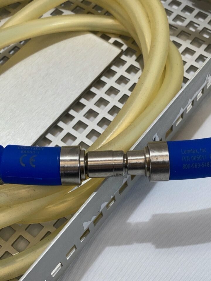 LUMITEX LightMat 8' Transparent Fiber Optic Light Cable w/ Sterilization Case — photo 3