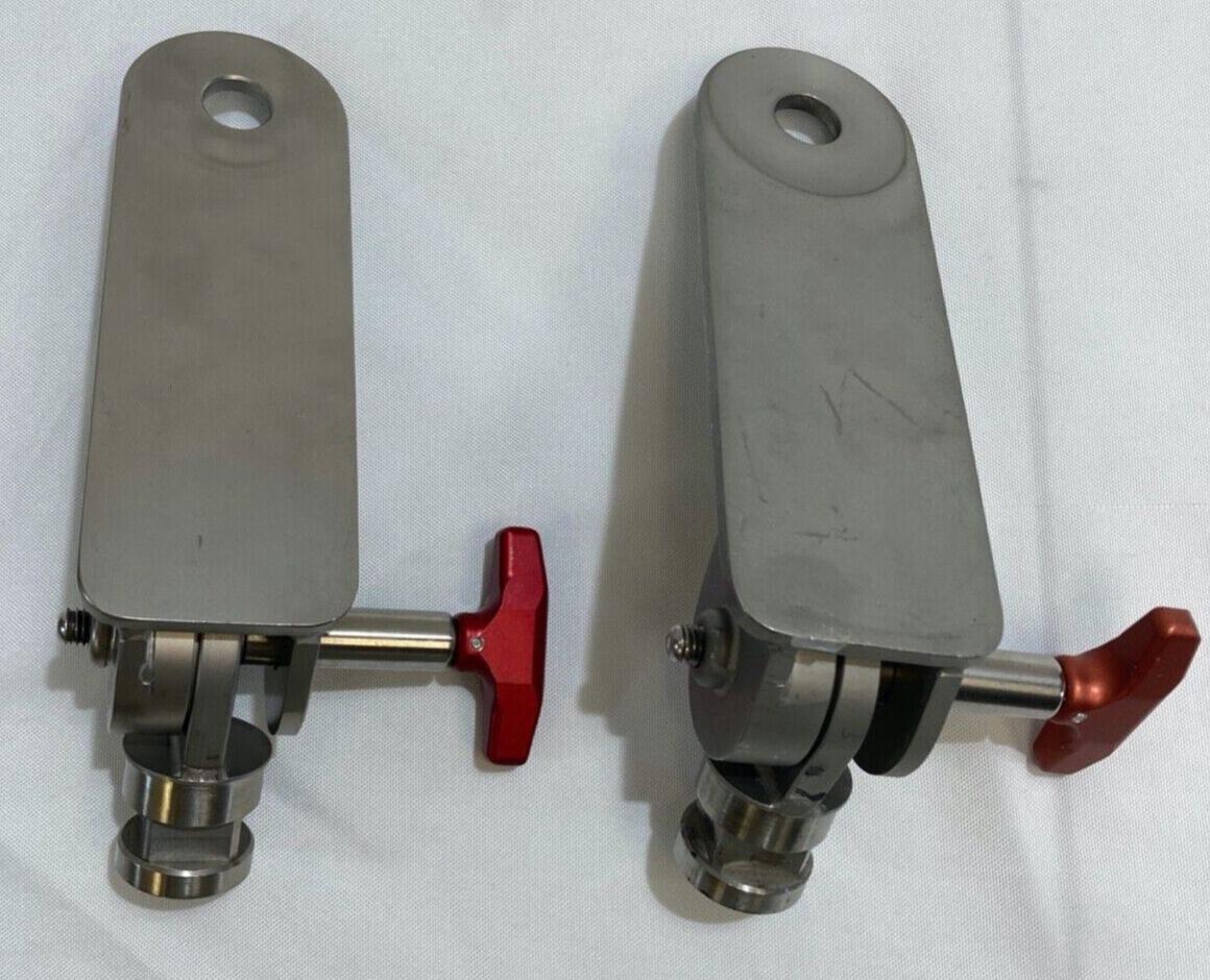 MIZUHO OSI 5855-864 P-2 Large Pair of Traction Boot Foot Plates L&R — photo 6