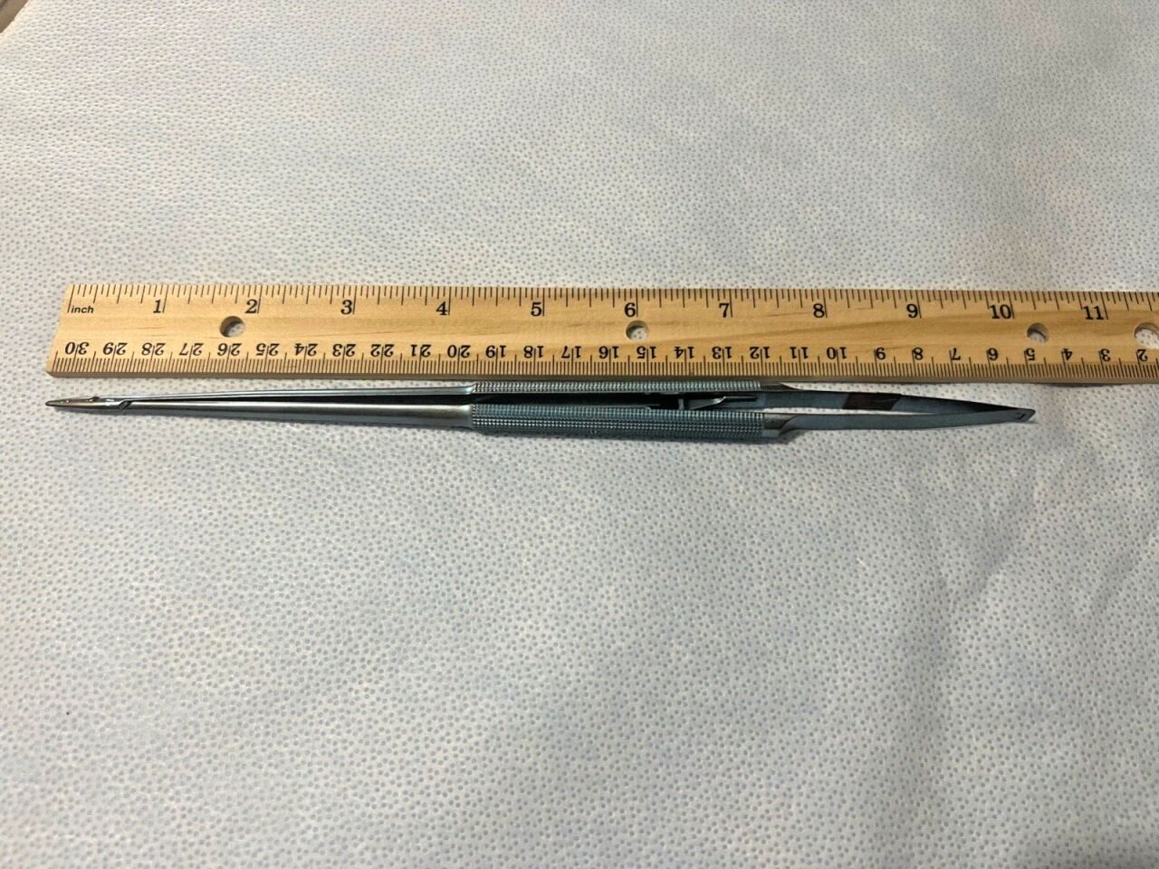 SSI ULTRA 55-2543T Titanium Jacobson Needle Holder Straight w/ Lock 10" Length — photo 5
