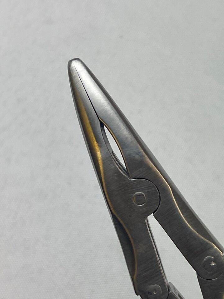 KMEDIC KM47-522 Beyer Ronguer Curved Jaw 4mm x 15mm D/A 7" Rongeur — photo 5