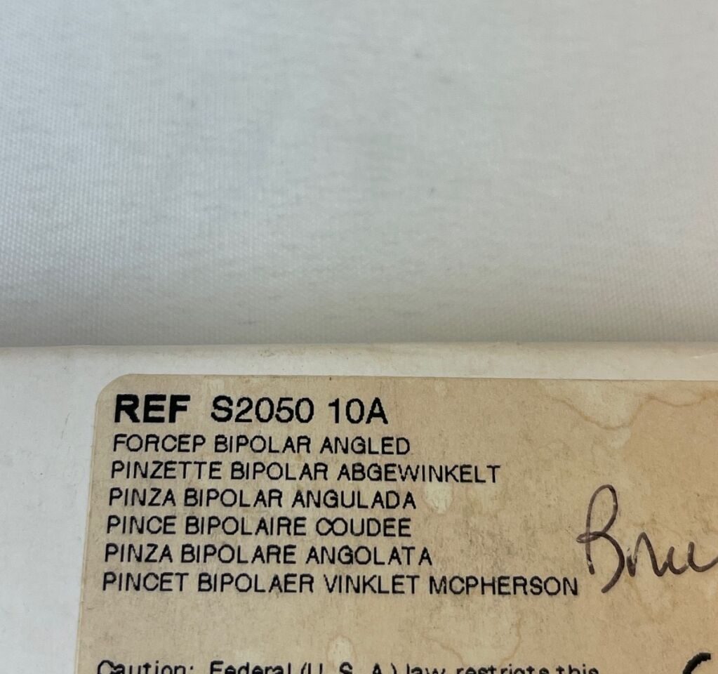 STORZ S2050-10A Angled McPherson Bipolar Forceps Ophthalmology Eye — photo 2