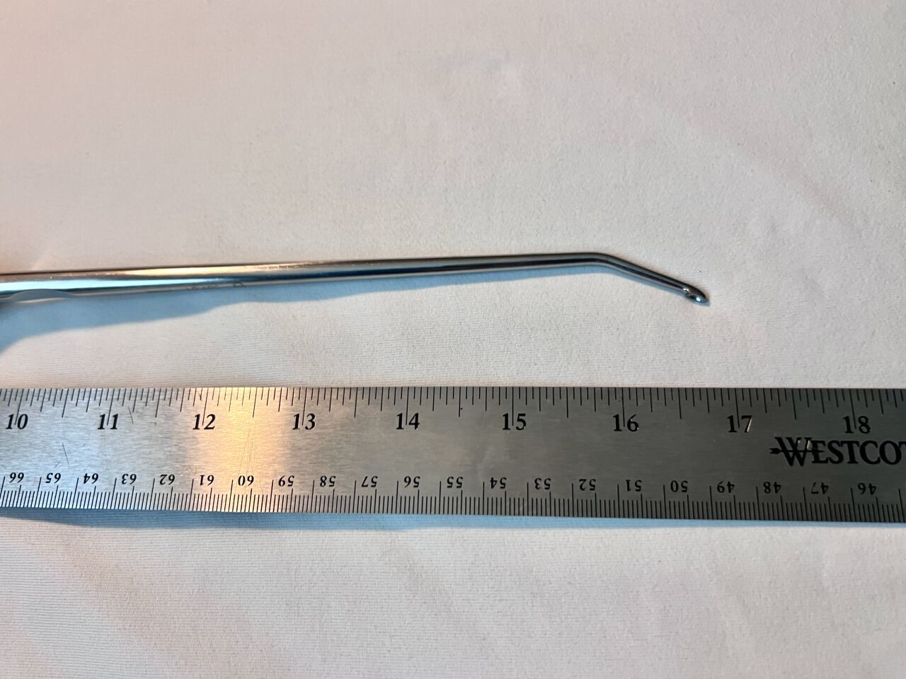 SYNTHES 389.61 Angled 15deg Oval-Head Bone Curette 3.5mm — photo 2