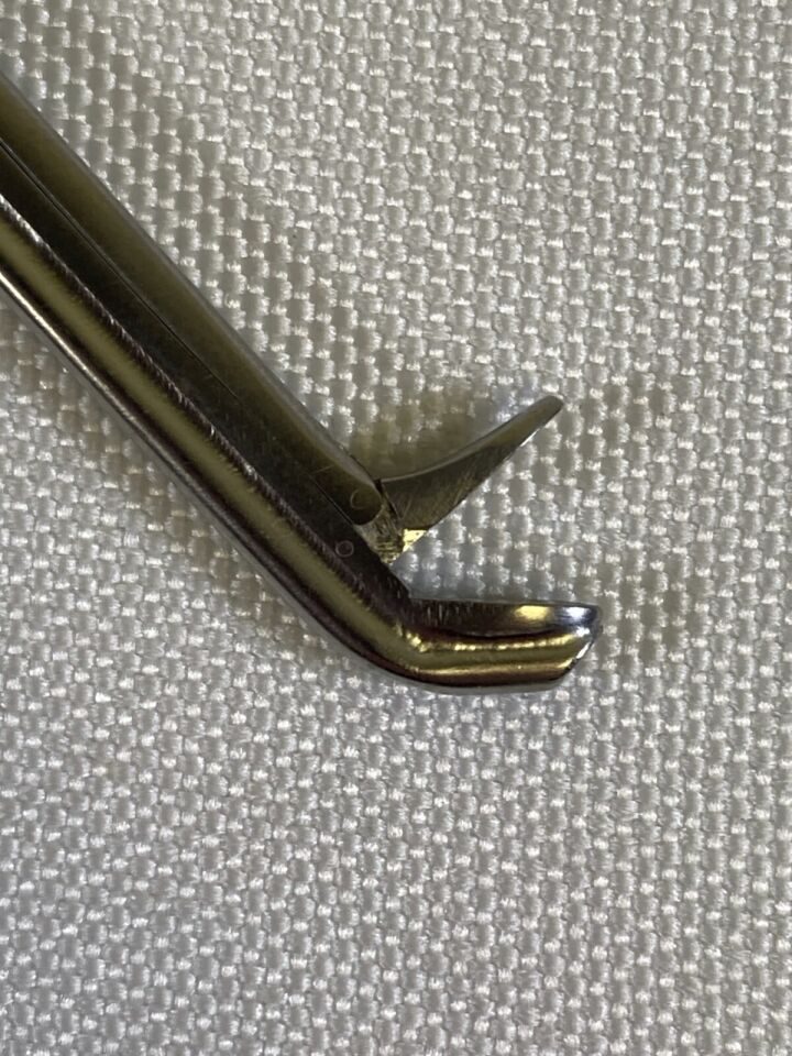 RICHARDS 23-0870 Weil Blakesley Nasal Forcep w/ Suction 45deg Up 2mm x 6mm Bite ENT — photo 6
