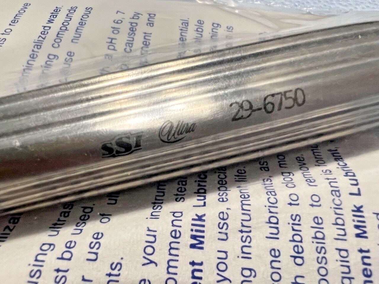 SSI ULTRA SYMMETRY 29-6750 Lempert Curette 8" Length Size 0 — photo 2