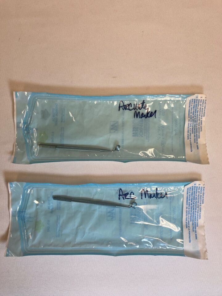 RHEIN 8-15142 & 3 Pair of 45deg & 60deg Arcuate A/K Markers 7mm Diameter Ophthalmic — photo 3