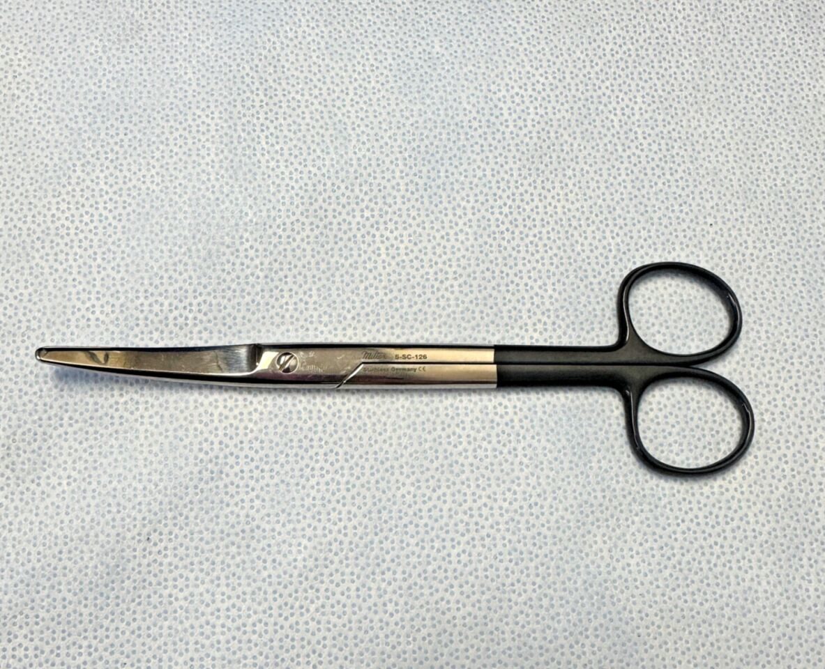 MILTEX 5-SC-126 SUPERCUT Mayo Scissor 6-3/4 Curved