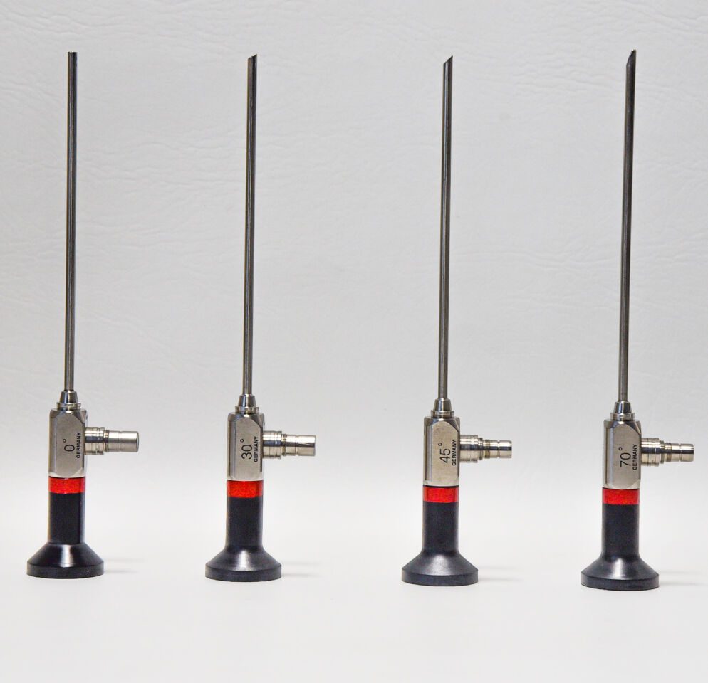 RICHARDS 70230910. 70230911. 70230912. 70230917 4mm Arthroscope, Rigid Scope Set 0°, 30°, 45°, 70°