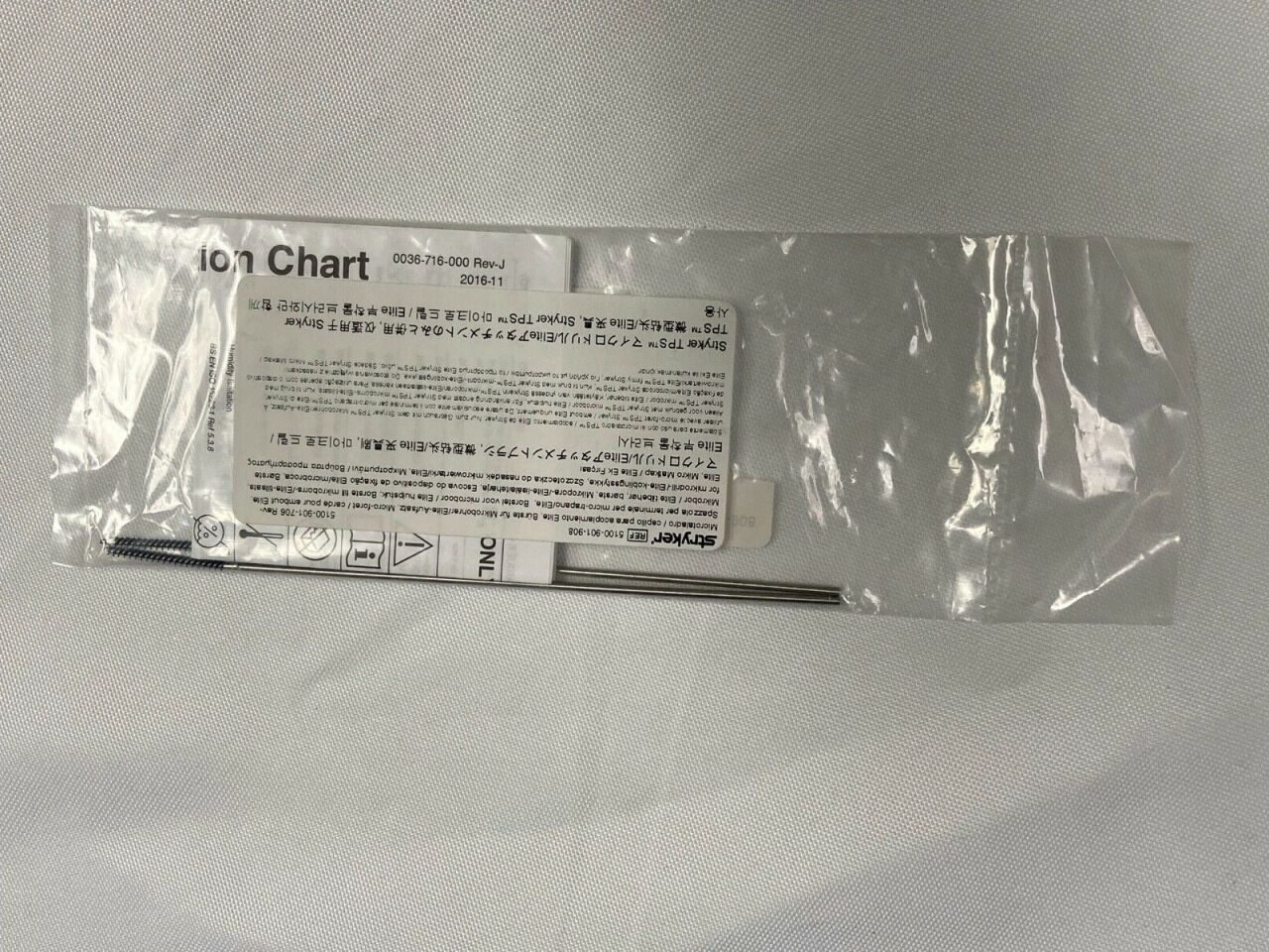 STRYKER 5100-901-908 TPS Micro Drill / Elite Pair of  Attachment Brush Orthopedic