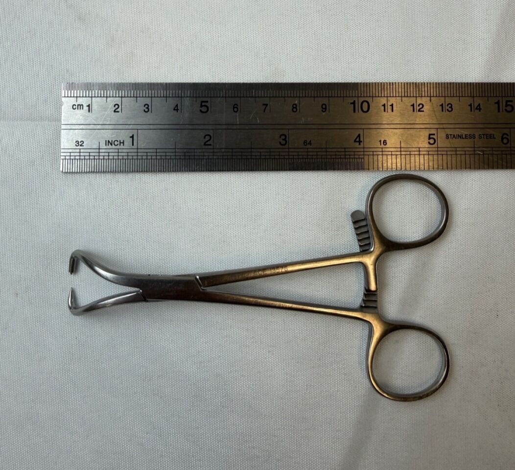 DEPUY ACE 13576 Ratchet 130mm Bone Reduction Forceps w/ Points — photo 5