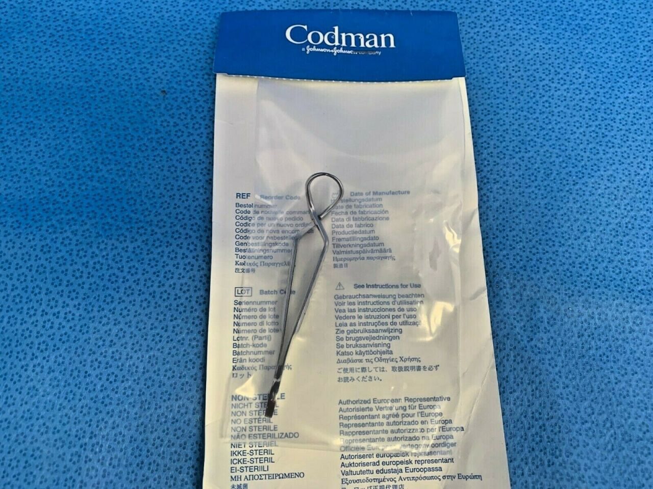CODMAN 19-1016 Jones Towel Clamp Cross-Action 3.5" — photo 3