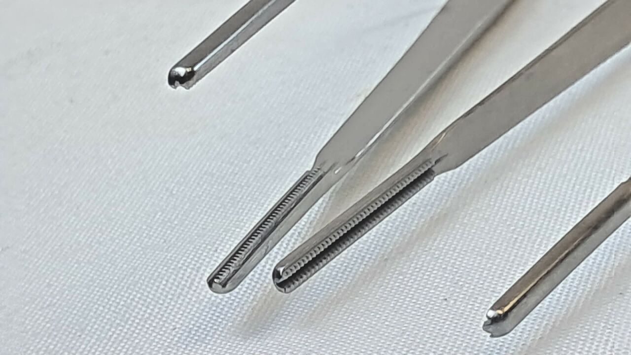 JARIT 320-102 DeBakey Tissue Forceps Cardio Grip 9.5" - Lot of 2 — photo 3