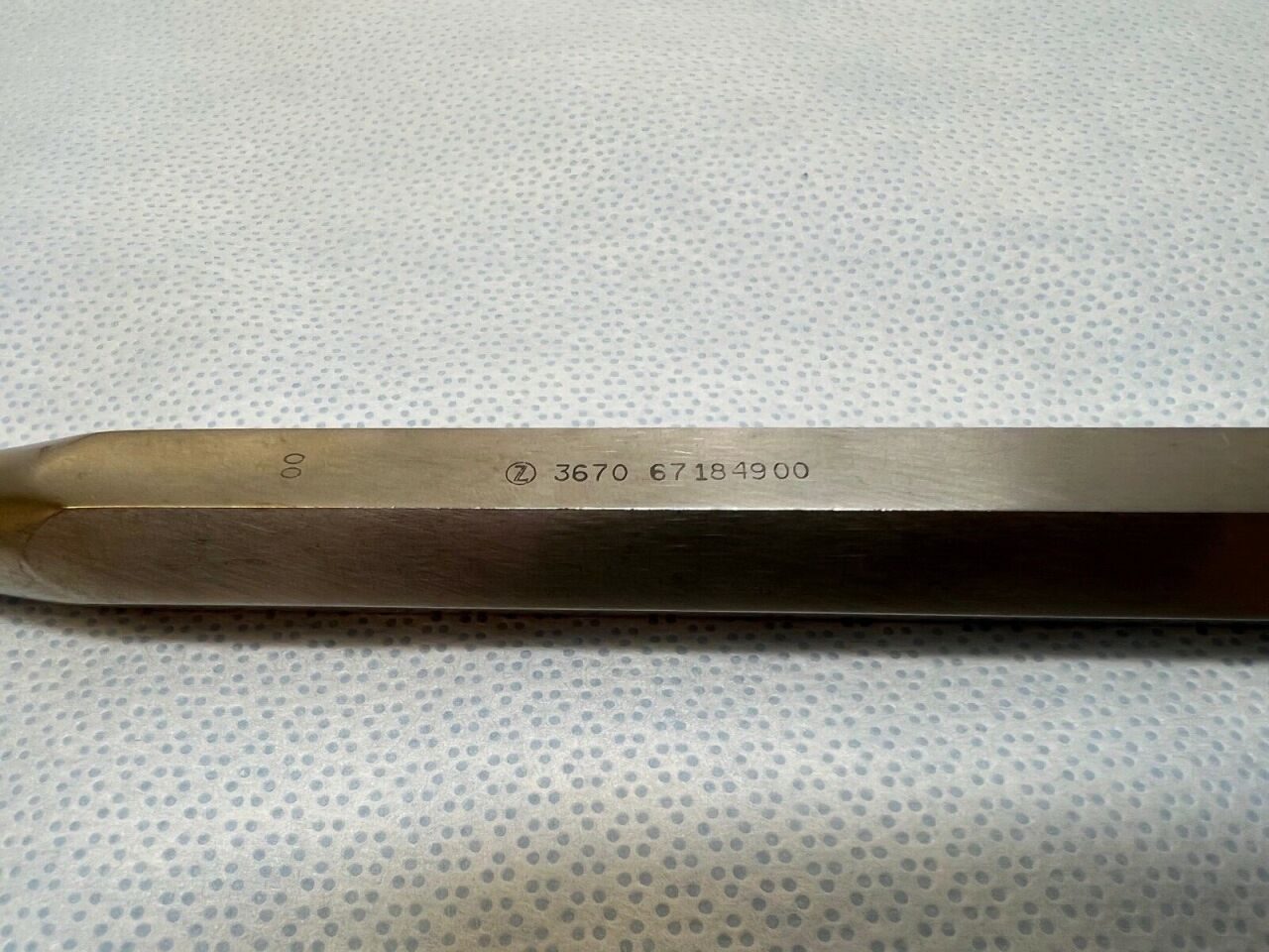 ZIMMER 3670 9" Size 00 Brun Bone Curette Size 00 — photo 2