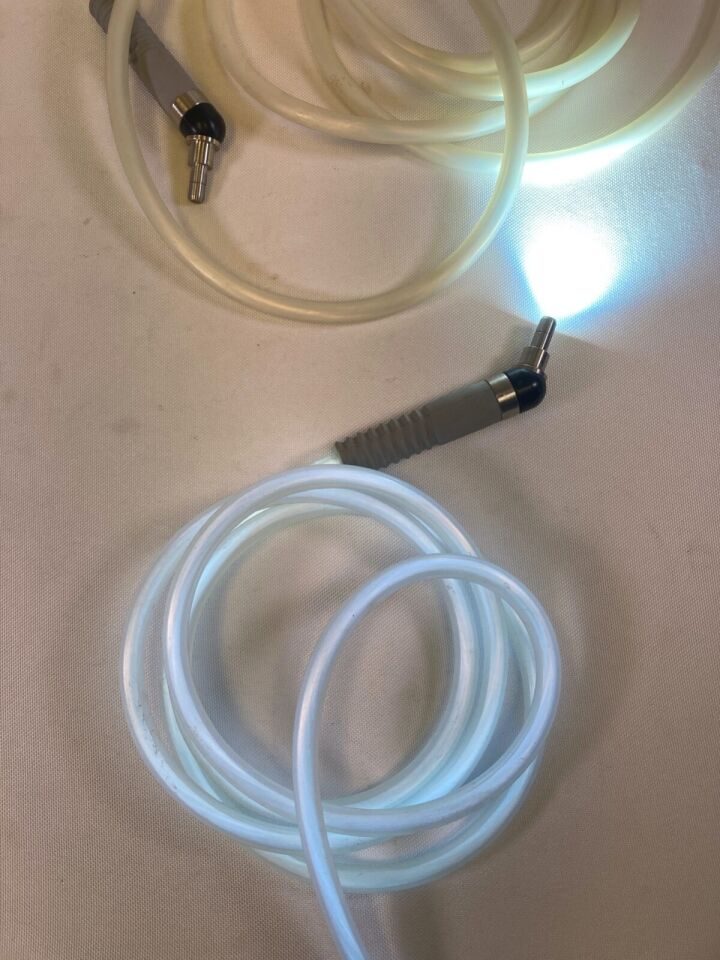 LUXTEC 395J 45deg Clear Case Transparent Fiber Optic Light Cables Wolf End Pair of — photo 4