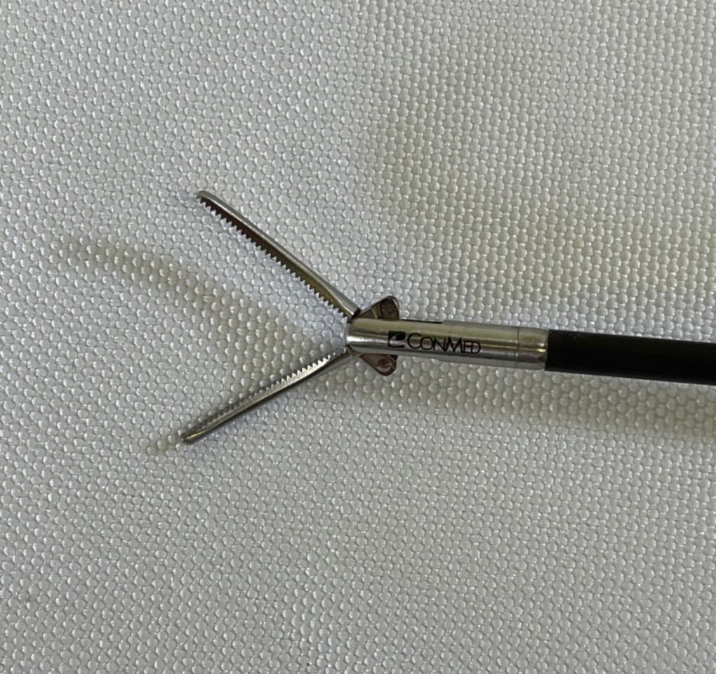 CONMED Various Set of 3 abmedica MicroLap 3.3mm Scissor Dissector Grasper Set Monopolar — photo 4