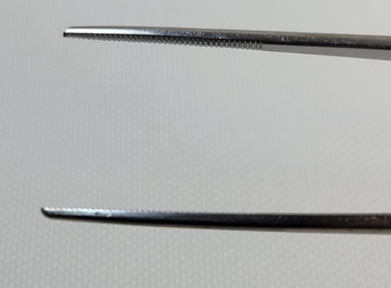 V. MUELLER CH-5172 Potts-Smith Dressing Forceps, Fine Serrated Jaws, 7" — photo 2