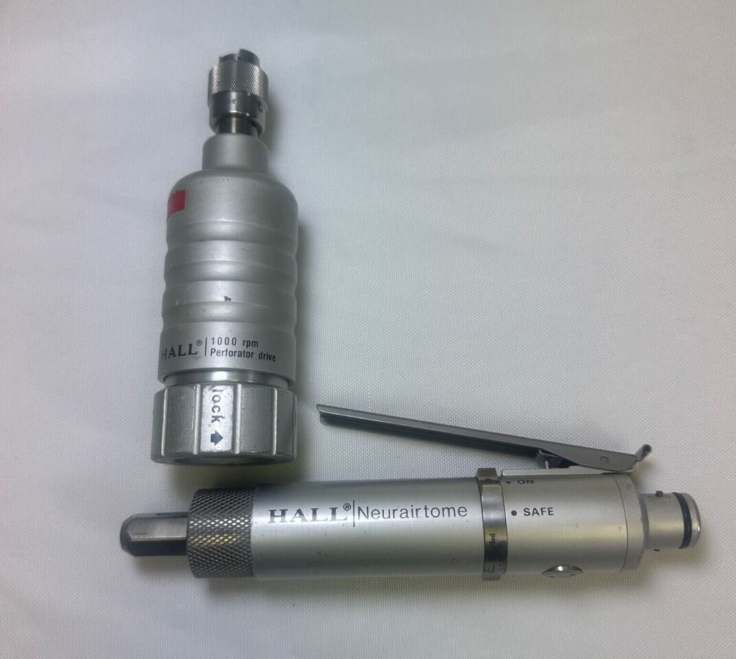 HALL ZIMMER 5059-01 Neurairtome Neuro Drill Handpiece & Perforator Drive