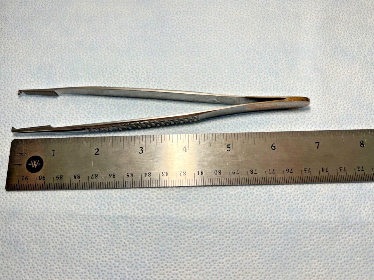 JARIT Carb-Bite 122-520 Bonney Needle/Tissue Pulling Forcep 1x2 Teeth 6-3/4" — photo 5