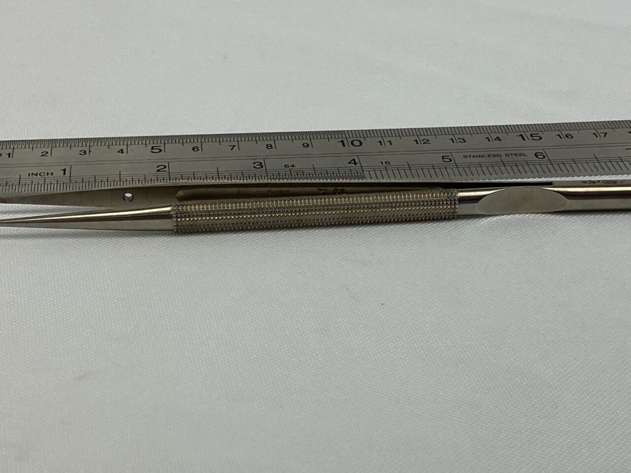 SSI ULTRA 55-9067 Ultra Micro Ring Tip Forceps Straight 1.0mm Tip 152mm Length — photo 8
