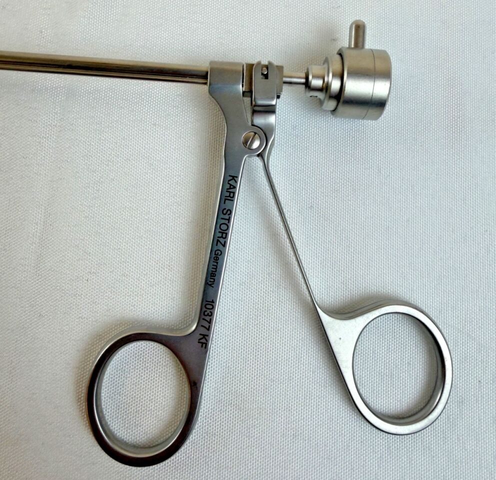 KARL STORZ 10377KF Optical Peanut Grasping Forceps 2.9mm x 28cm Bronch — photo 2