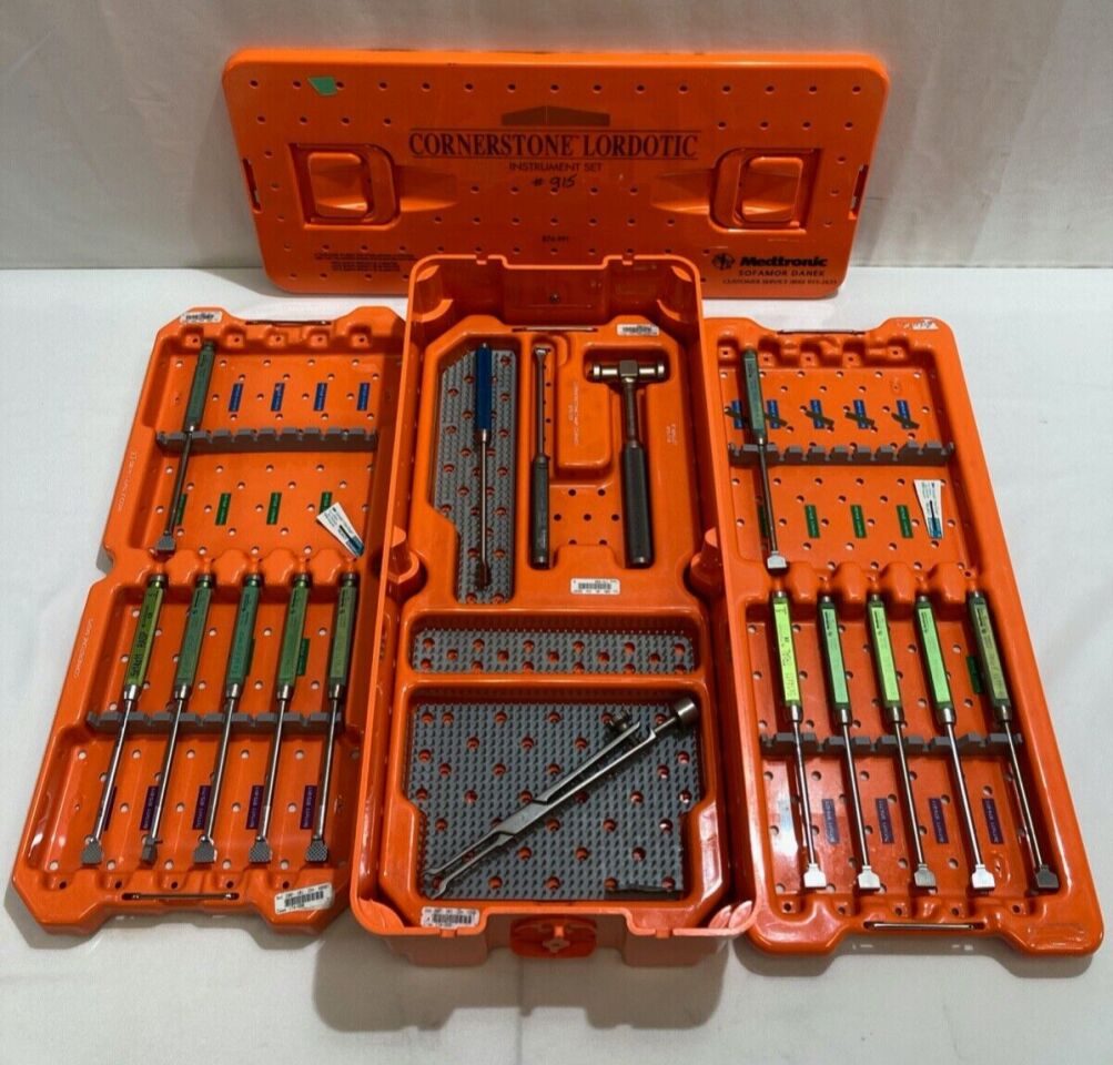 MEDTRONIC 874-991 Cornerstone Lordotic Instrument Set ls Rasps Tamps Neuro