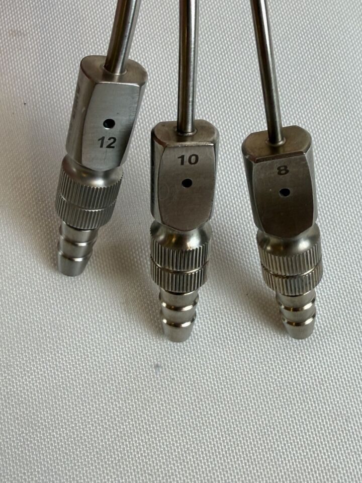 AMBLER SURGICAL  Set of 3 Ferguson Frazier Suction Tubes 8Fr 10Fr 12Fr — photo 3