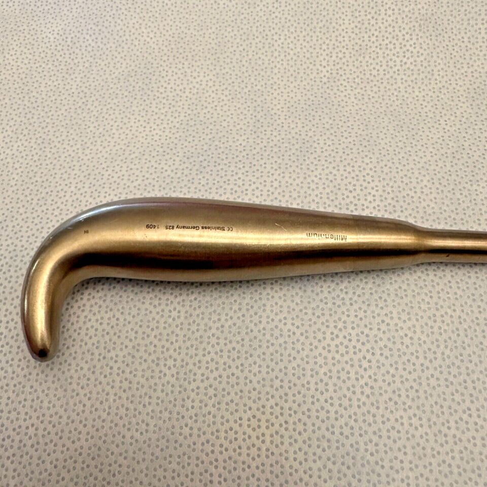 MILLENNIUM SURGICAL gs 45.4440 Bone Hook 9" Large 25mm Sharp — photo 4