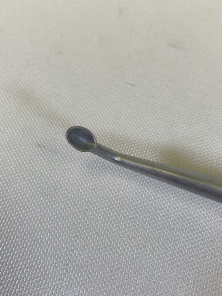 GLOBUS MEDICAL 625.406 5.5mm X 8.5mm x 19" Bone Curette Up Angled — photo 3