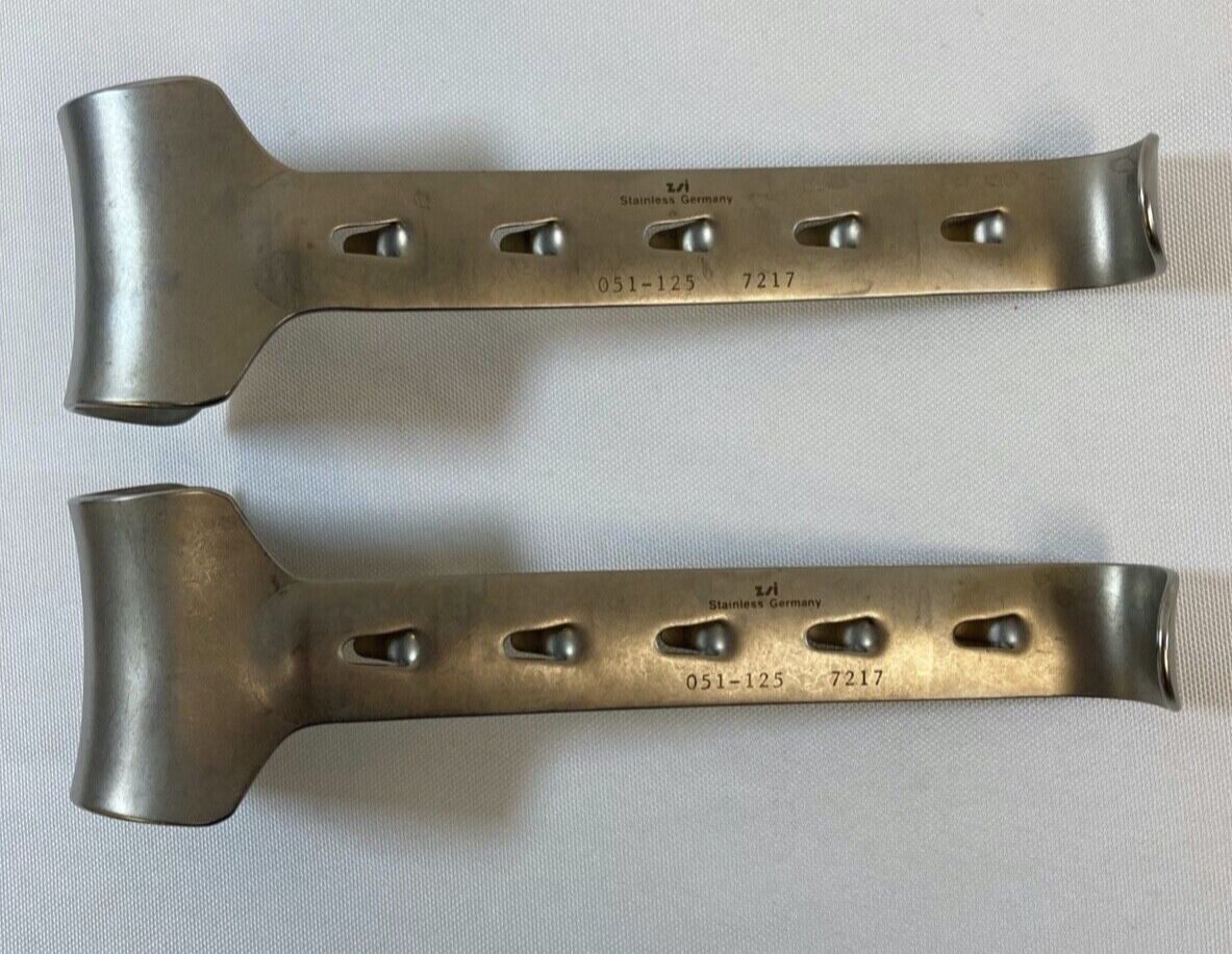 ZSI Various 7 Piece Stainless Steel Kirschner Abdominal Retractor w/ Blades — photo 4