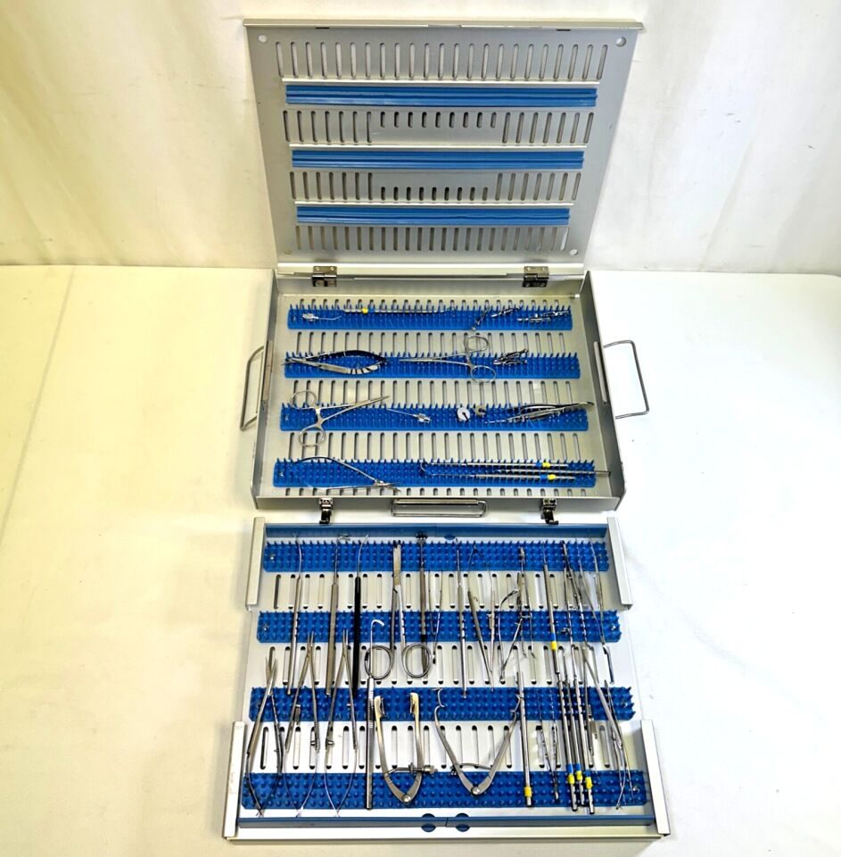 VARIOUS  45 Piece Storz Katena Cataract Set Ophthalmology Instrument Set w/ Case