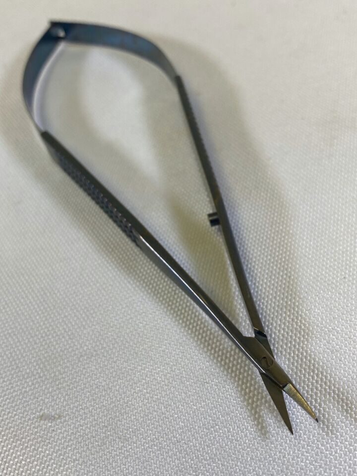 SCANLAN 3003-98 Titanium 6" Spring Handle Jacobson Micro Scissor Straight Sharp — photo 7