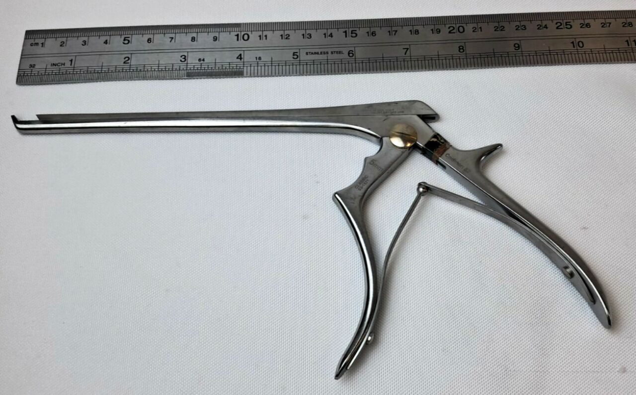 CODMAN 5mm x 40deg Up x 7" Kerrison Rongeur — photo 5