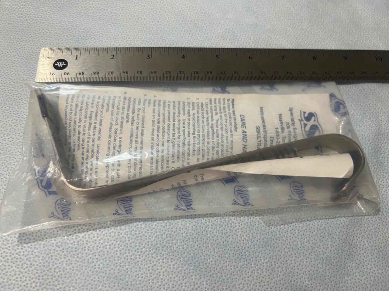 SSI ULTRA 57-5408 Taylor Spinal Retractor 3/4" Width x 3" Deep x 7-1/4" Length — photo 4