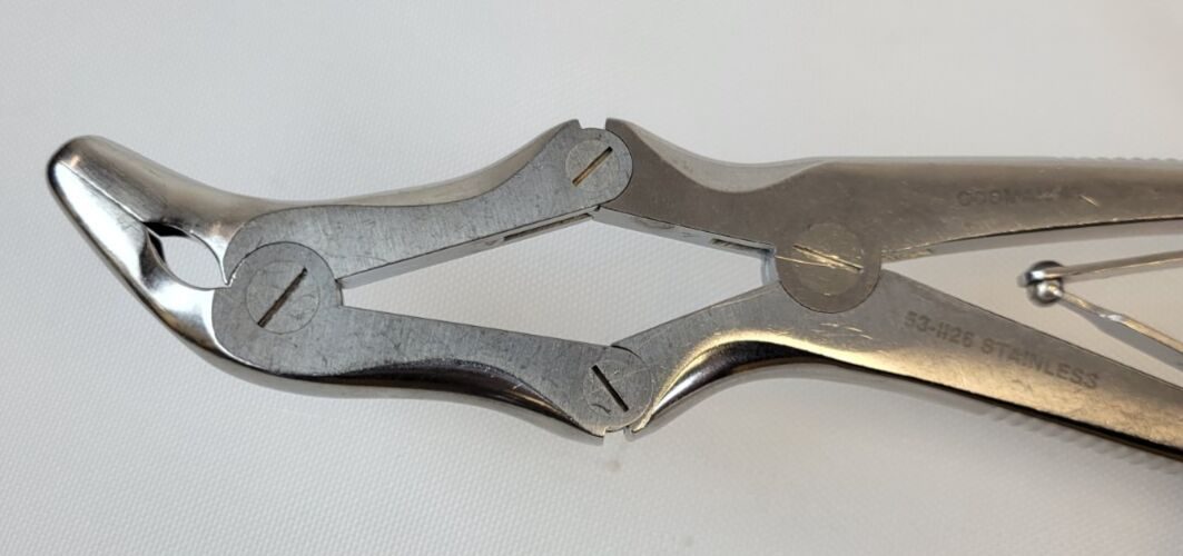 CODMAN 53-1126 Leksell Laminectomy Double Action Rongeur Curved 8mm — photo 4