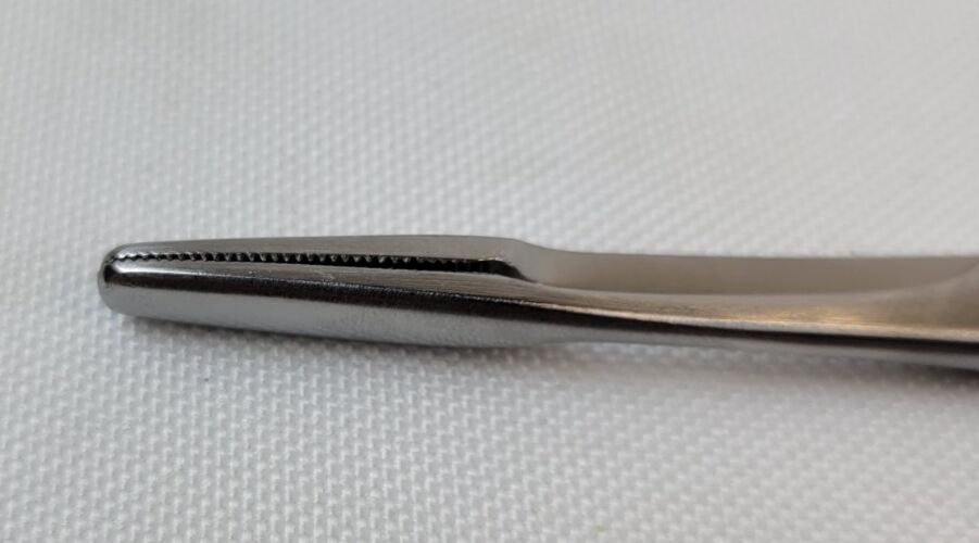 MILLENNIUM 1-22300 Hartman Nasal Dressing Forceps, Serrated Tips, 7.25", ENT — photo 2