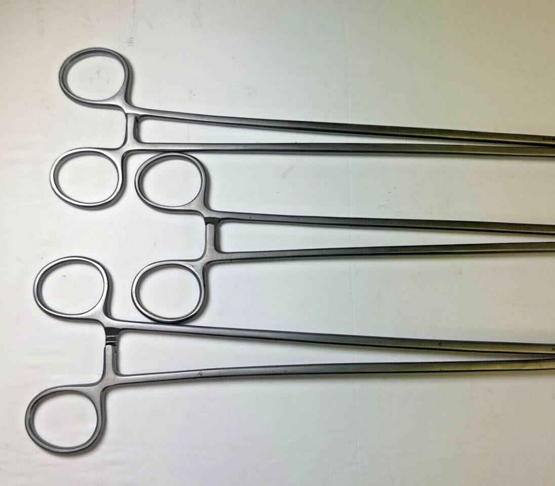 JARIT 114-124 Foerster Sponge Holding Forceps, Straight Set of 3 — photo 5